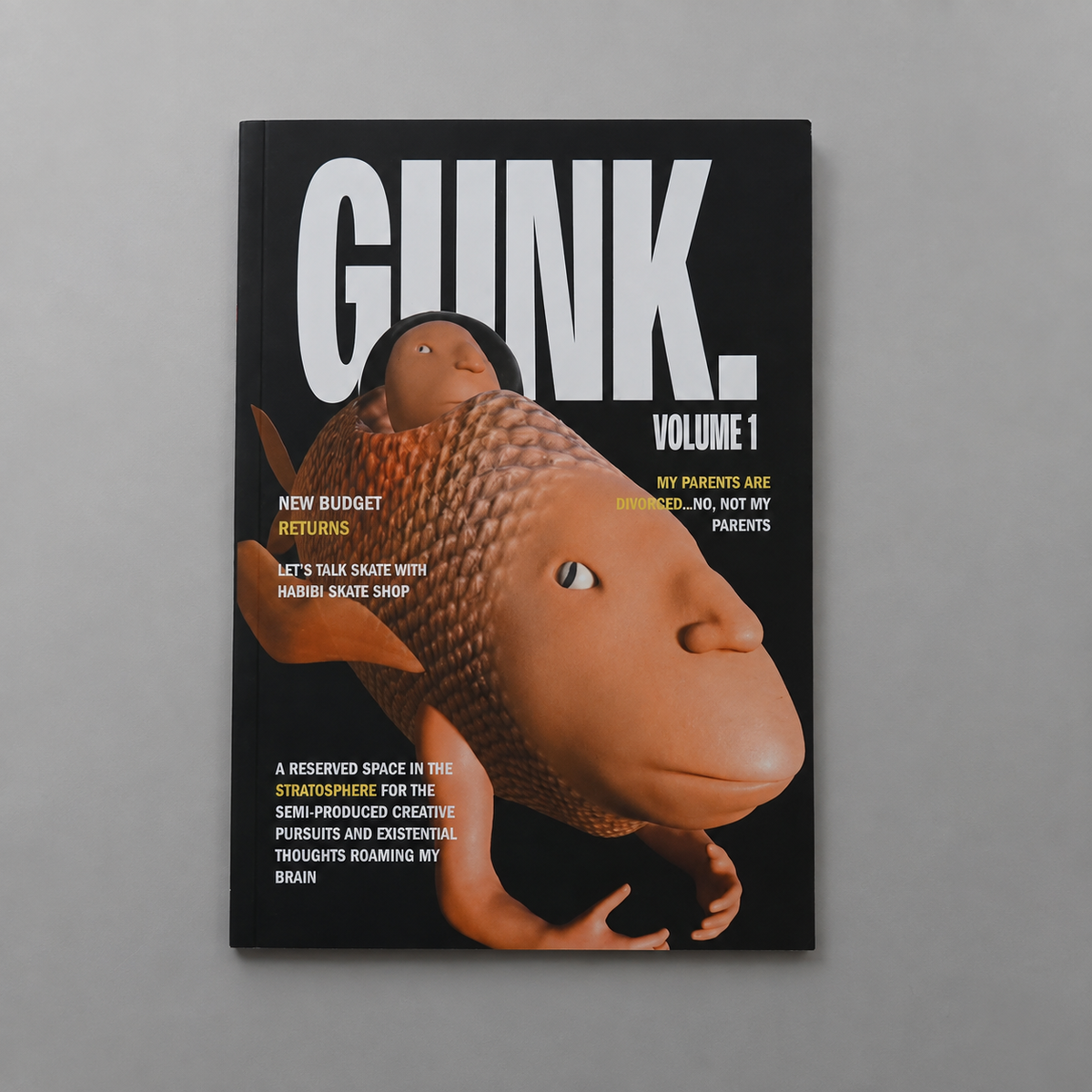 Gunk Volume 1 zine cover