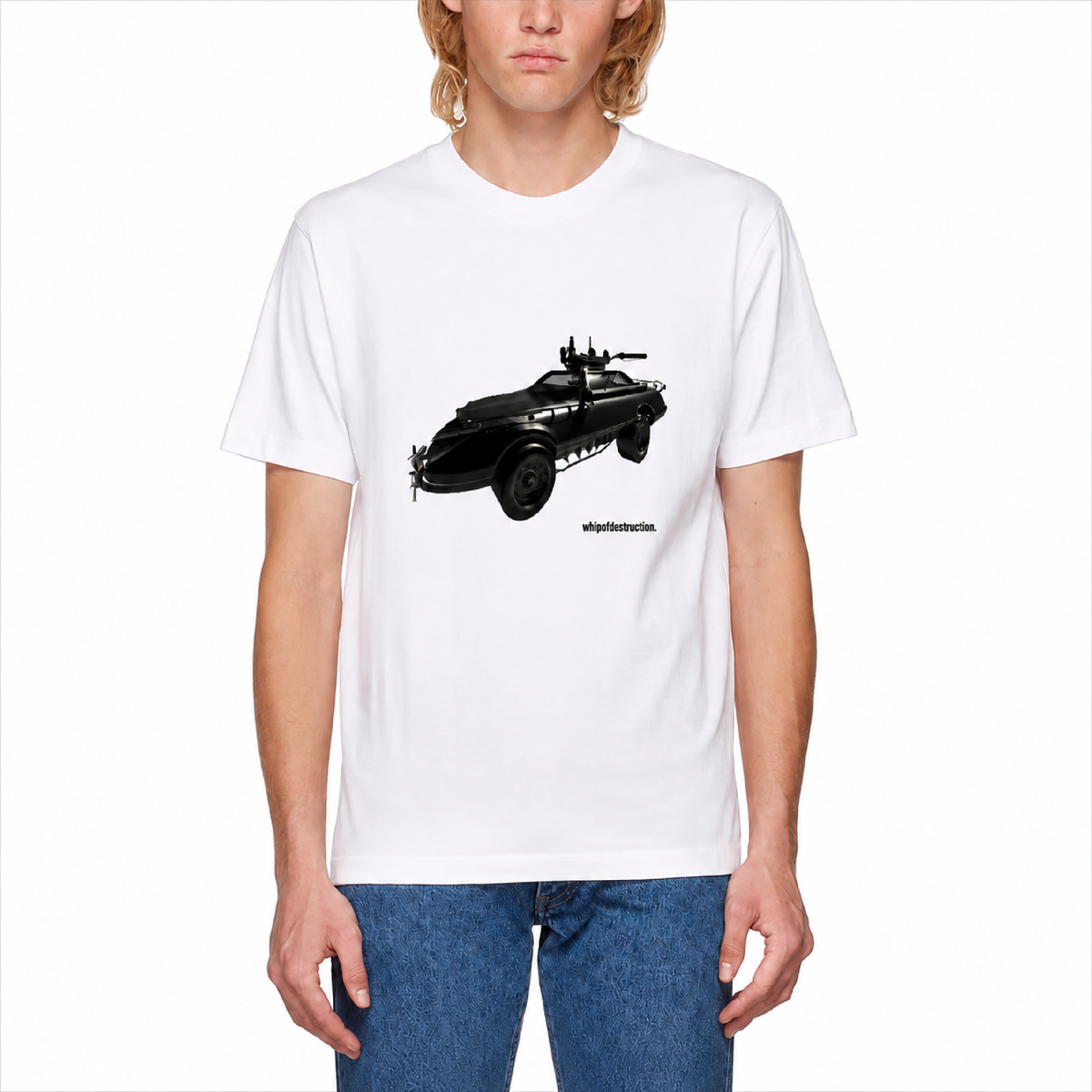 Gunk 'Whip of Destruction' graphic t-shirt, front